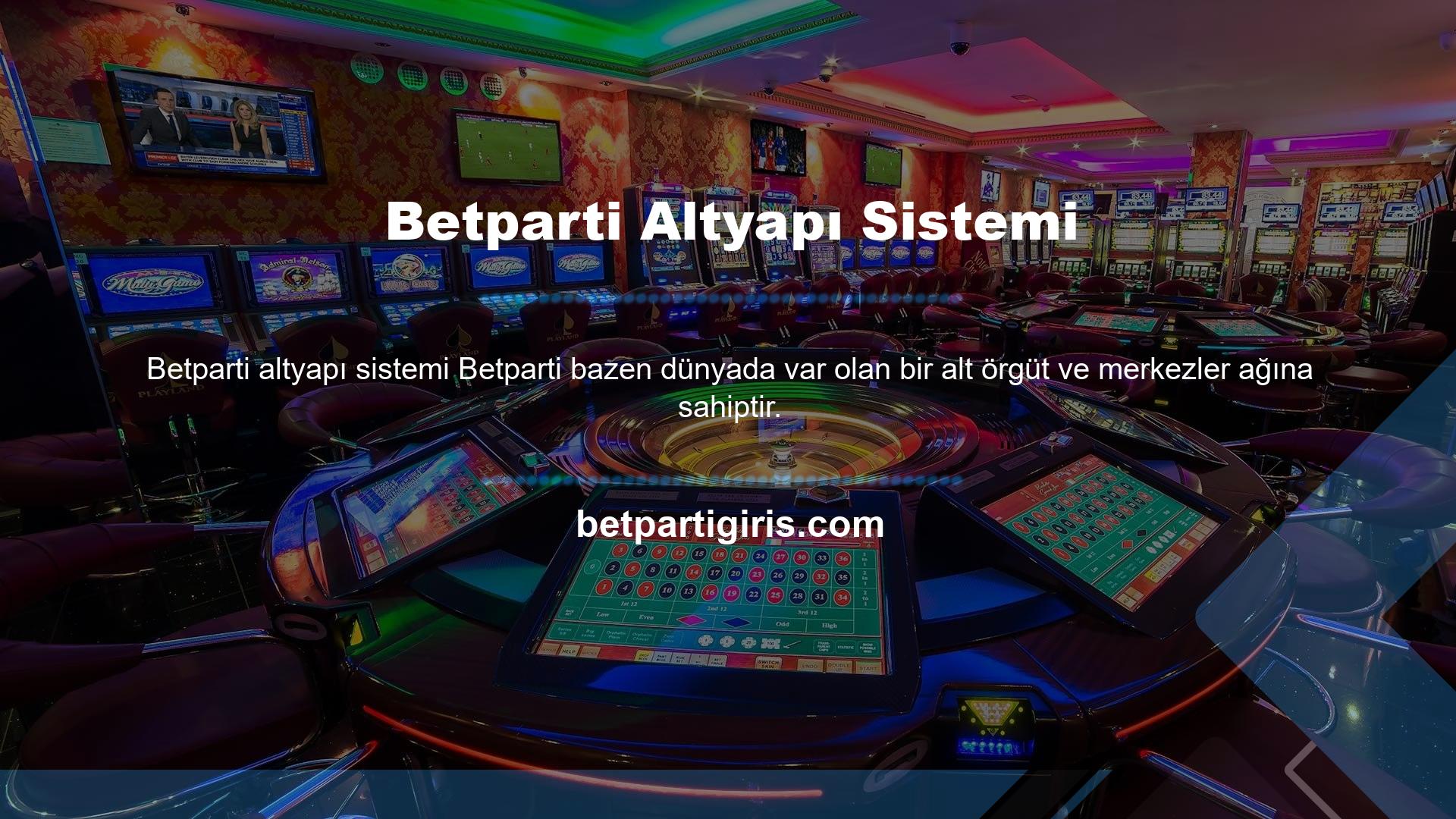 Betparti çevrimiçi casino ve spor bahisleri sunan bir şirkettir
